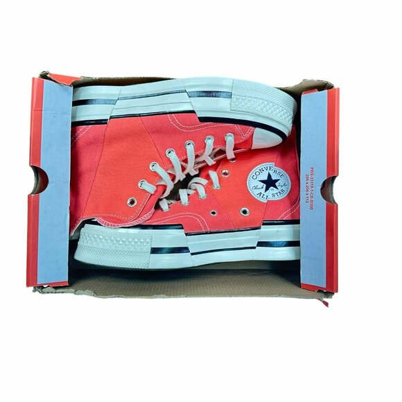 ❤️Converse Chuck 70 Plus Hi Top Platform Sz 8 Women Shoes Orange Sneaker A06432C - Picture 8 of 12